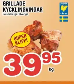 Nya Pulsen Grillade kycklingvingar erbjuda
