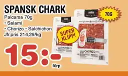 Nya Pulsen Palcarsa Spansk chark erbjuda