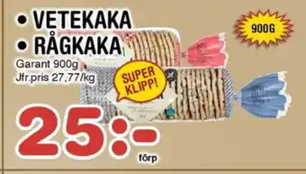 Nya Pulsen Garant Vetekaka • Rågkaka erbjuda