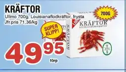 Nya Pulsen Ullmo Kräftor erbjuda