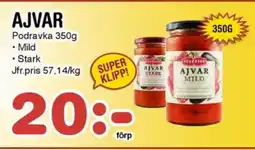 Nya Pulsen Podravka Ajvar erbjuda