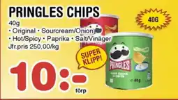 Nya Pulsen PRINGLES Chips erbjuda