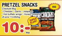 Nya Pulsen Crackzel Pretzel snacks erbjuda
