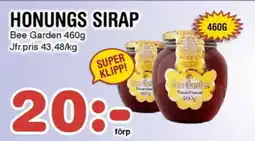 Nya Pulsen Bee Garden Honungs sirap erbjuda