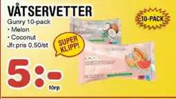 Nya Pulsen GUNRY Våtservetter erbjuda