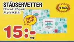 Nya Pulsen ELDORADO Städservetter erbjuda
