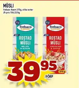 Nya Pulsen Frebaco Kvarn Müsli erbjuda