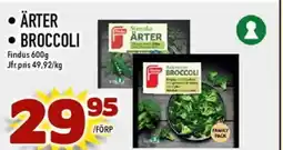 Nya Pulsen Findus Ärter • Broccoli erbjuda