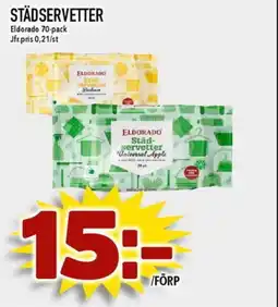 Nya Pulsen ELDORADO Städservetter erbjuda