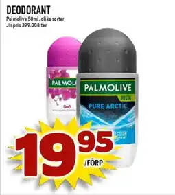 Nya Pulsen PALMOLIVE Deodorant erbjuda