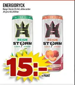 Nya Pulsen Reign Storm Energidryck erbjuda