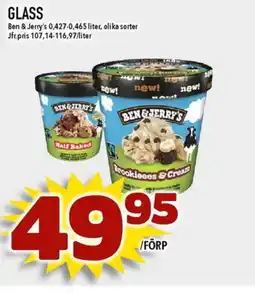 Nya Pulsen BEN&JERRY'S Glass erbjuda