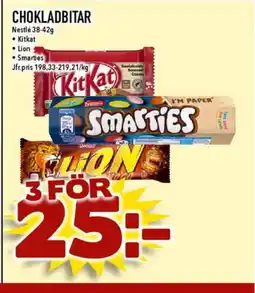 Nya Pulsen Nestlé Chokladbitar erbjuda