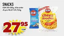 Nya Pulsen OLW snacks erbjuda