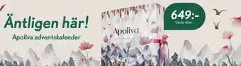 Apoteket Apoliva adventskalender erbjuda