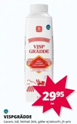 Tempo GARANT Vispgrädde erbjuda
