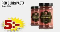 Din Mat GARANT Röd currypasta erbjuda