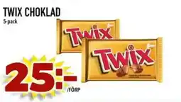 Din Mat TWIX Choklad erbjuda