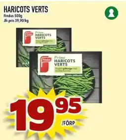 Din Mat FINDUS Haricots verts erbjuda