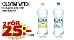 Din Mat LOKA Kolsyrat vatten erbjuda