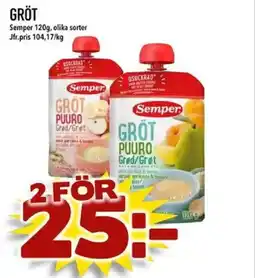 Din Mat SEMPER Gröt erbjuda