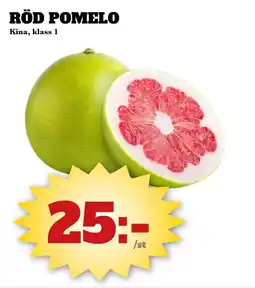 Bonum Matmarknad Röd pomelo erbjuda