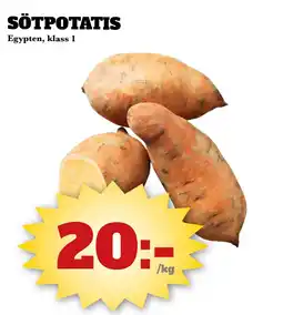 Bonum Matmarknad Sötpotatis erbjuda