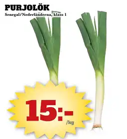 Bonum Matmarknad Purjolök erbjuda