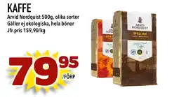 Bonum Matmarknad ARVID NORDQUIST Kaffe erbjuda
