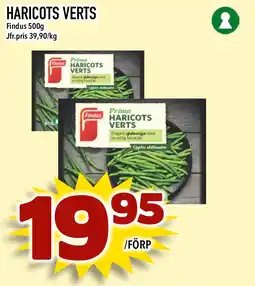 Bonum Matmarknad FINDUS Haricots verts erbjuda