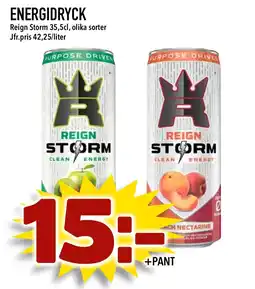 Bonum Matmarknad REIGN STORM Energidryck erbjuda