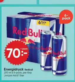 DollarStore Energidryck Redbull erbjuda