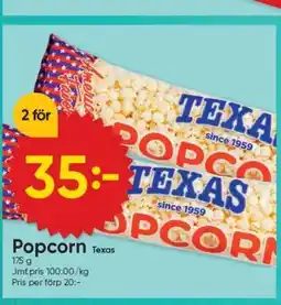 DollarStore Popcorn Texas erbjuda
