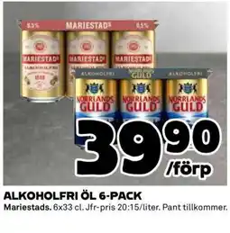 Coop ALKOHOLFRI ÖL 6-PACK erbjuda