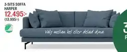 Mio 3-SITS SOFFA HARPER, SEK 12495 erbjuda