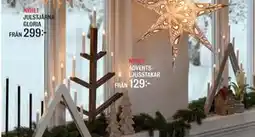 Mio ADVENTSLJUSSTAKAR erbjuda