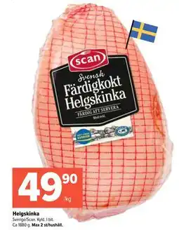 Coop Extra Helgskinka, SEK 49.9 erbjuda