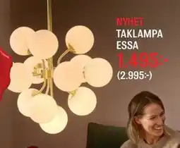 Mio NYHET TAKLAMPA ESSA, SEK 1495 erbjuda