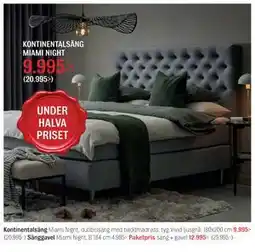 Mio KONTINENTALSÄNG MIAMI NIGHT, SEK 9995 erbjuda