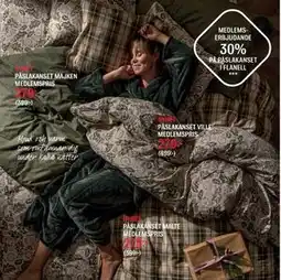 Mio PÅSLAKANSET I FLANELL erbjuda