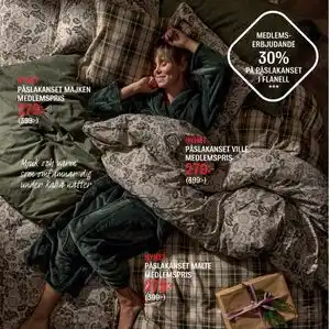 Mio PÅSLAKANSET I FLANELL erbjuda
