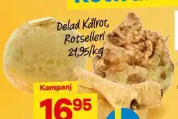 City Gross Delad Kålrot, Rotselleri, SEK 21.95 erbjuda
