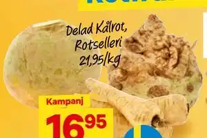 City Gross Delad Kålrot, Rotselleri, SEK 21.95 erbjuda