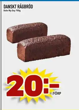 Prisma Mat Danskt rågbröd bake my day erbjuda