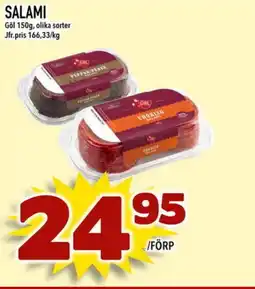 Prisma Mat Salami erbjuda