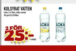 Prisma Mat Kolsyrat vatten erbjuda