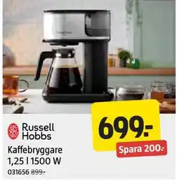 Jula Kaffebryggare 1,25 l 1500 W, SEK 699 erbjuda