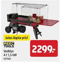 Jula Vedklyv 4 t 1,5 kW, SEK 2299 erbjuda