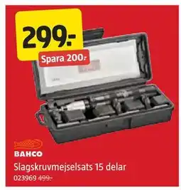 Jula Slagskruvmejselsats 15 delar, SEK 299 erbjuda