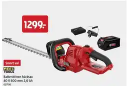 Jula Batteridriven häcksax 40 V 600 mm 2,0 Ah, SEK 1299 erbjuda